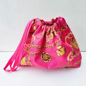 ESTEE LAUDER Pink Drawstring Makeup Cosmetics Bag, Travel Toiletry Pouch, NEW! - Picture 1 of 8