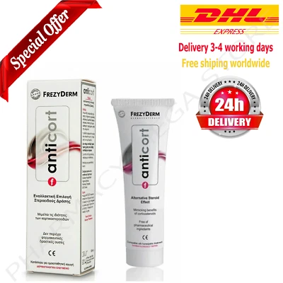 Frezyderm Anticort Cream For Itching Eczema Irritation Dermatitis Rashes Redness - Image 1 of 4