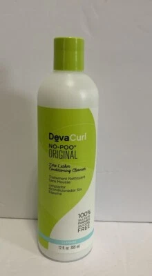DevaCurl No-Poo Original Zero Lather Conditioning Cleanser 12fl.oz./355ml New - Image 1 of 4