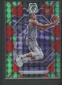 2022-23 Keegan Murray Panini Mosaic Red Green Rookie RC