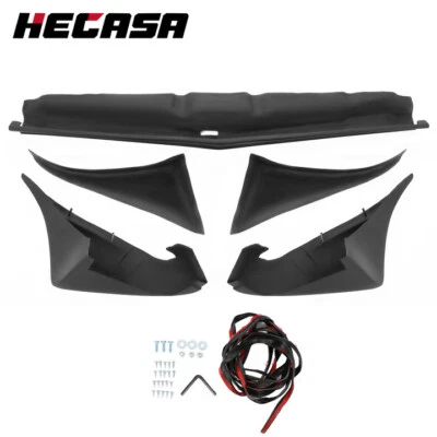 For 1979-1981 Pontiac Firebird Front & Rear Wheel Flares 5PCS Painted Black — 第 1/4 张图片