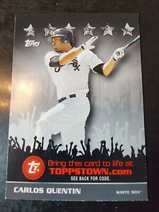 2009 Topps Town Silver #TTT19 Carlos Quentin *BUY 2 GET 1 FREE