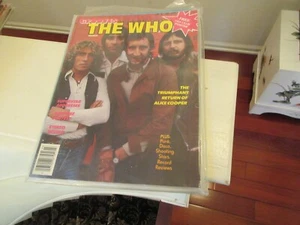 Grooves , THE WHO , 3/1978 , Fan Club Poster , Alice Cooper ,Styx Fleetwood Mac - Picture 1 of 2
