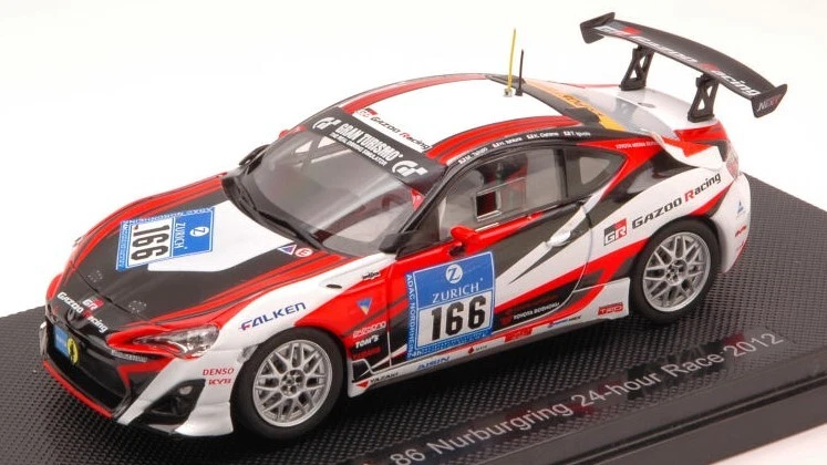 Ebbro TOYOTA 86 N.166 NURBURGRING 2012 TAKAKI-ISHIURA-OSHIMA-IGUCHI 1:43 - Immagine 1 di 1