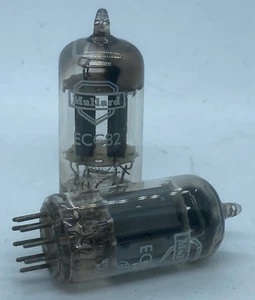 ECC82 MULLARD GOALPOST SUPPORT 2 PIECES 50-60% EMISSION VALVE . - Picture 1 of 1