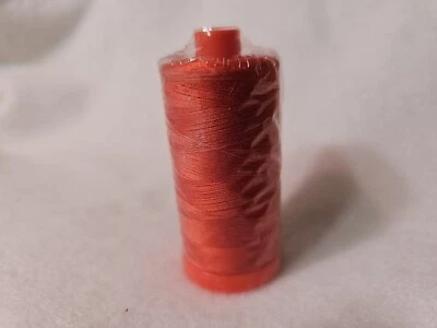 AURIFIL Quilting Thread - 50 WT - 1422 yds #2240 Orange - Image 1 of 2