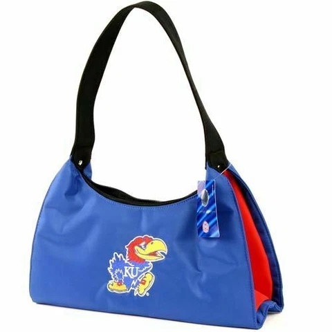 UNIVERSITY OF KANSAS KU JAYHAWKS  BLUE PURSE Cover