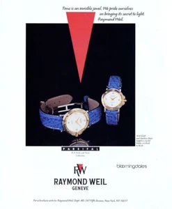 Reloj Raymond Weil 1990 1 página revista anuncio - Imagen 1 de 1