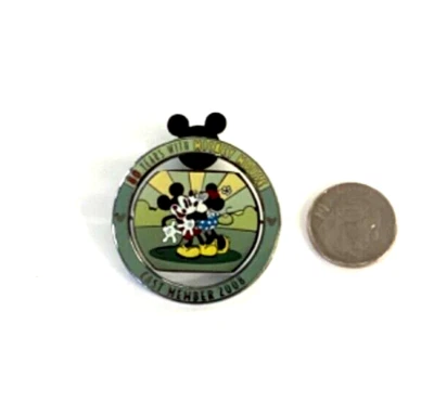 Disney  DLR & WDW Cast Member Mickey and Minnie pin “80 years with Mickey Mouse” - Image 1 of 4