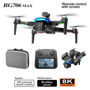Drone 5G Remote Controller with Screen Drones with 8K Camera GPS UHD 4.5-inchYN - Picture 1 of 25