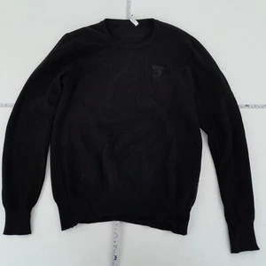 Versace Collection Jumper Large Black Mens Vintage Medusa Knit Wool Sweater - Picture 1 of 14
