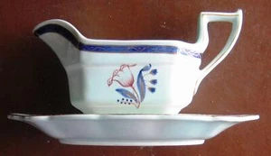 SAUCE GRAVY JUG BOAT Adams Calyx Ware GEORGIAN TULIP PATTERN - Picture 1 of 1