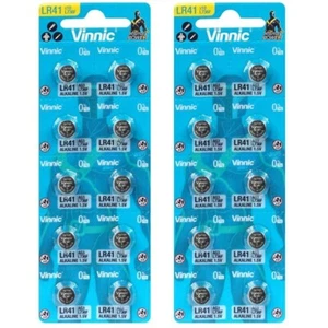 20 Stk Vinnic AG3 LR41 Batterien Knopf Zellen Knopfzellen G3 LR736 L736 LR4