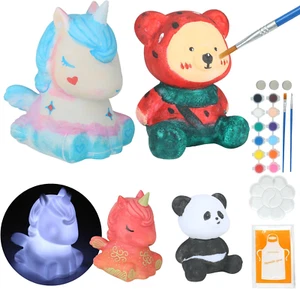 Paint Your Own Lamp Kit, 2 Pcs Art Supplies Painting Kit Toys for Ages 8-13, Art - Picture 1 of 15