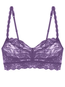 CLEARANCE - Cosabella Never Say Never Sweetie Bralette in Cabaret Purple - M - Picture 1 of 1
