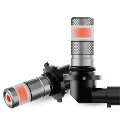 NOVSIGHT 2x 9006 HB4 LED Fog Light Bulbs Kit Turn Signals Brake Lamp 6500K Red - Image 1 of 4