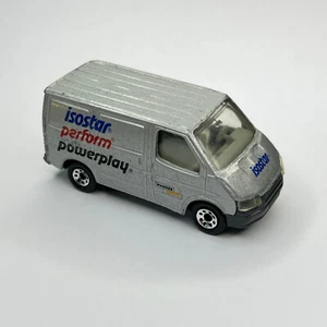 Matchbox Ford Transit Van Isostar Perform Powerplay Silver Body - Picture 1 of 7