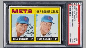 1967 Topps #581 TOM SEAVER Rookie - New York Mets - PSA 5.5 - 26146886 🔥⚾🔥