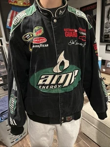 Vintage Rennjacke Herren schwarz 2XL JR Nation Dale Earnhardt Jr. Amp Energy NASCAR - Bild 1 von 13