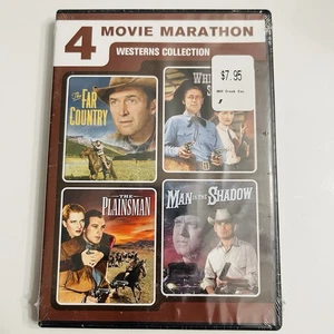 4 Movie Marathon Western Collection DVD - The Plainsman Far Country - Picture 1 of 2
