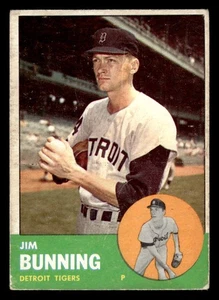 Jim Bunning 1963 Topps #365 Detroit Tigers - Picture 1 of 2