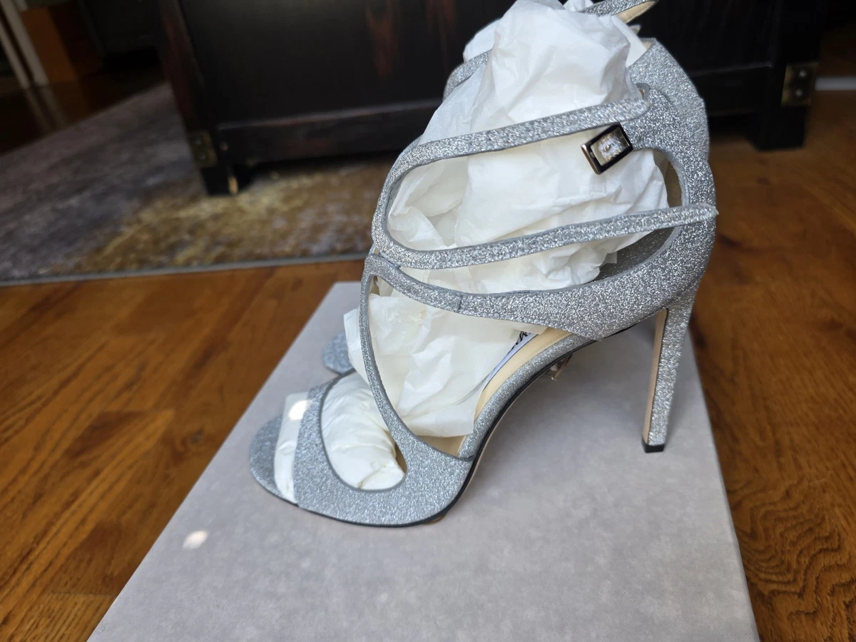 JIMMY CHOO LANG グリッターストラップサンダル  新品未使用 Jimmy Choo Lang Heels for Women for sale | eBay