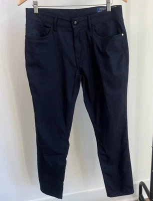 POLO RALPH LAUREN MEN'S CLASSIC PERFORMANCE ACTIVE FIT NAVY PANT SIZE 30x30 - Image 1 of 4