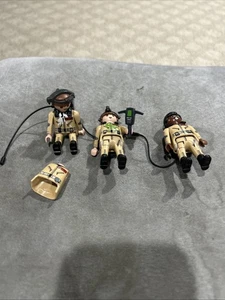 Playmobil Ghostbusters Konvolut 3 Figuren mit Zubehör Rucksäcke Blaster - Bild 1 von 5