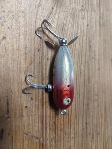 Heddon Tiny Torpedo G-Finish Pearl Red Head Tough Color - Picture 1 of 4
