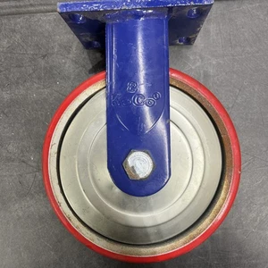 KoCo 8 Laufrad 8" x 2" rote Deckplatte 4-3/8" x 5-1/2" - Bild 1 von 13