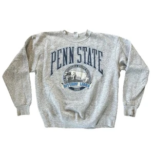 Sudadera De Colección Años 90 Penn State Nittany Lions Cuello Redondo XL Hecha en EE. UU. Gris - Imagen 1 de 11
