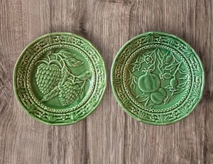 2 Bordallo Pinheiro Majolica Jay Willfred Andrea Sadek Portugal 8" Salad Plates - Picture 1 of 6