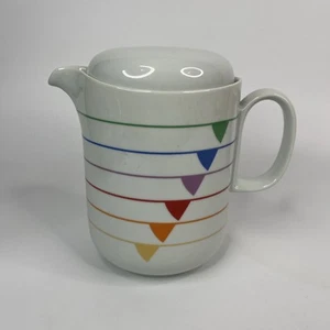 Sextet by Block Harmony Line Vista Alegre Portugal 6 Cup Coffee Pot w/ Lid 1980s - Picture 1 of 8