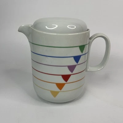 Sextet by Block Harmony Line Vista Alegre Portugal 6 Cup Coffee Pot w/ Lid 1980s - Image 1 of 4