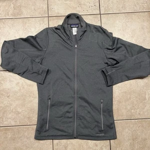 VTG Patagonia Sweater Mens S Grey Capilene 4 Expedition Weight Full-Zip Jacket - Picture 1 of 6