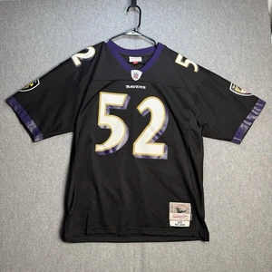 Camiseta Ray Lewis Baltimore Ravens Mitchell & Ness para hombre talla grande local 2004 NFL - Imagen 1 de 8