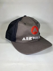 AIRWALK Classic Skater Embroidered Logo Spellout Baseball Cap Grey - Picture 1 of 5