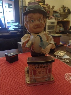 Vintage 1962 Charlie Weaver Bartender Battery Operated Toy  Non Working - Image 1 of 4