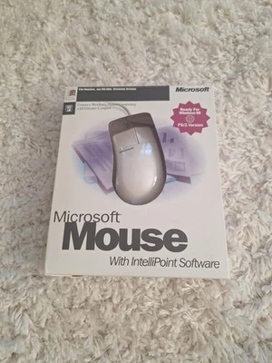 Vintage Microsoft Mouse2.0 w/Intellipoint Software Windows 95  - Image 1 of 4