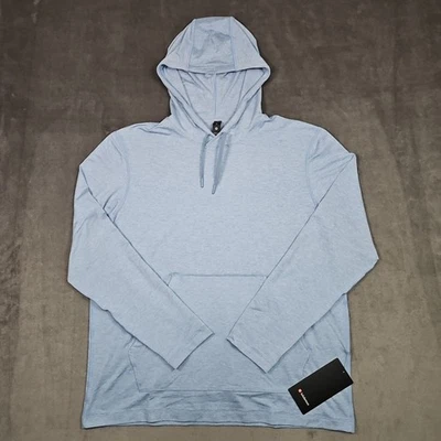 NUEVO CON ETIQUETAS Lululemon Sudadera con Capucha Para Hombres XL Jersey Suave Pullover Azul Cómodo Entrenamiento LM3EXOS Foto 1 de 4