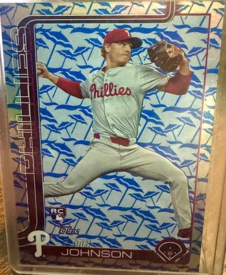 2025 Topps Series 2 - Seth Johnson #362 - SP Beach Umbrella Parallel - S/N:23/25 - Image 1 of 3