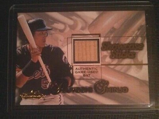 TSUYOSHI SHINJO 2001 Fleer Showcase - Vitrine varas cartão de morcego GIGANTES - Imagem 1 de 1