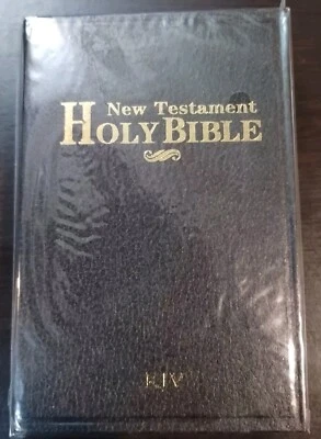 New Testament Holy Bible - Pocket Size  - Black Cover  - Image 1 of 4