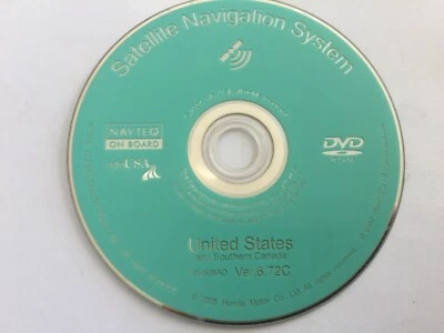 2006 2007 2008 2009 2010 HONDA CIVIC FIT CR-V NAVIGATION DVD Ver 6.72C OEM🟠 - Image 1 of 4