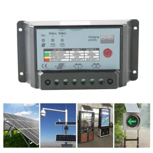 10A 20A 30A Dual Battery Solar Controller with LCD Display for User Convenience - Picture 1 of 29