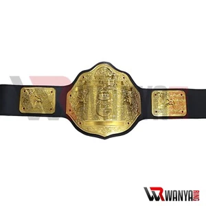 Big Gold Belt Replica World Heavyweight Wrestling Champion Adult 2mm Brass Plate - Picture 1 of 12