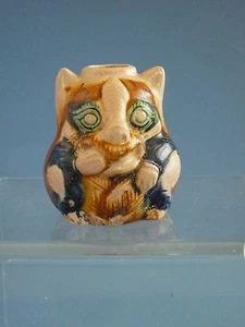 Tang SanCai Bear Pot - Tang Dynasty 唐代三彩熊式水呈 - Picture 1 of 12