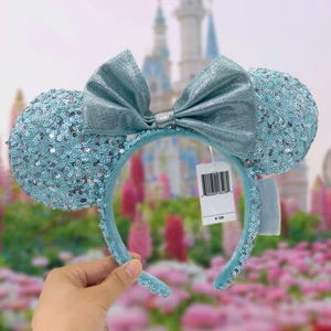 Disney Parks Blue Headband Ears Frozen Arendelle Aqua Minnie Ears Gift Girl 2020 - Picture 1 of 9