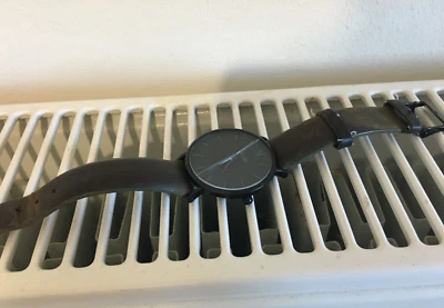 cluse черный s/сталь коричневая кожа 33 мм женские часы - Изображение 1 из 4