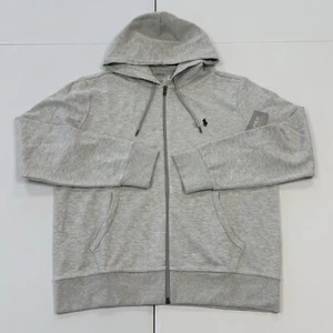 Polo Ralph Lauren Tech Full Zip Hoodie Grey Men’s Size Medium New - Picture 1 of 9
